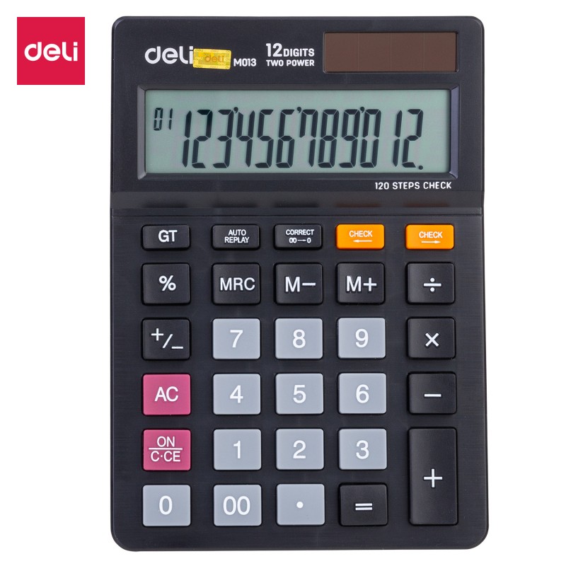 Calculatrice de bureau Deli EM01320, moderne et efficace, disponible chez It Delta Com, idéale pour un usage quotidien dans les environnements professionnels.