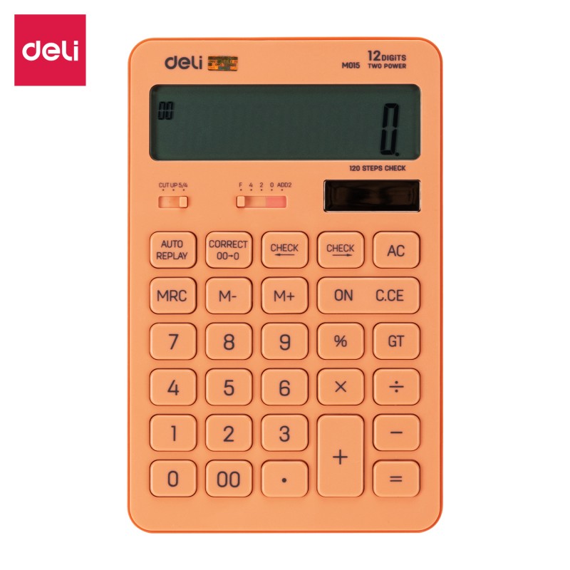 Calculatrice de bureau Deli EM01541, efficace et élégante, disponible chez It Delta Com, parfaite pour les professionnels et les étudiants.