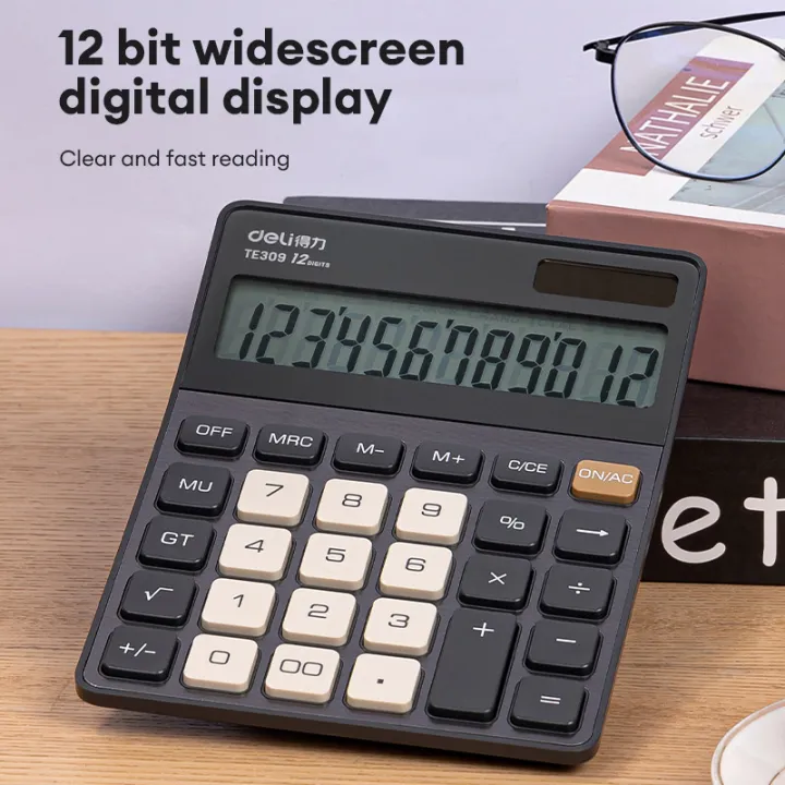 Calculatrice de bureau Deli TE309 JN.CL, moderne et pratique, disponible chez It Delta Com, conçue pour une efficacité accrue dans tous vos calculs.