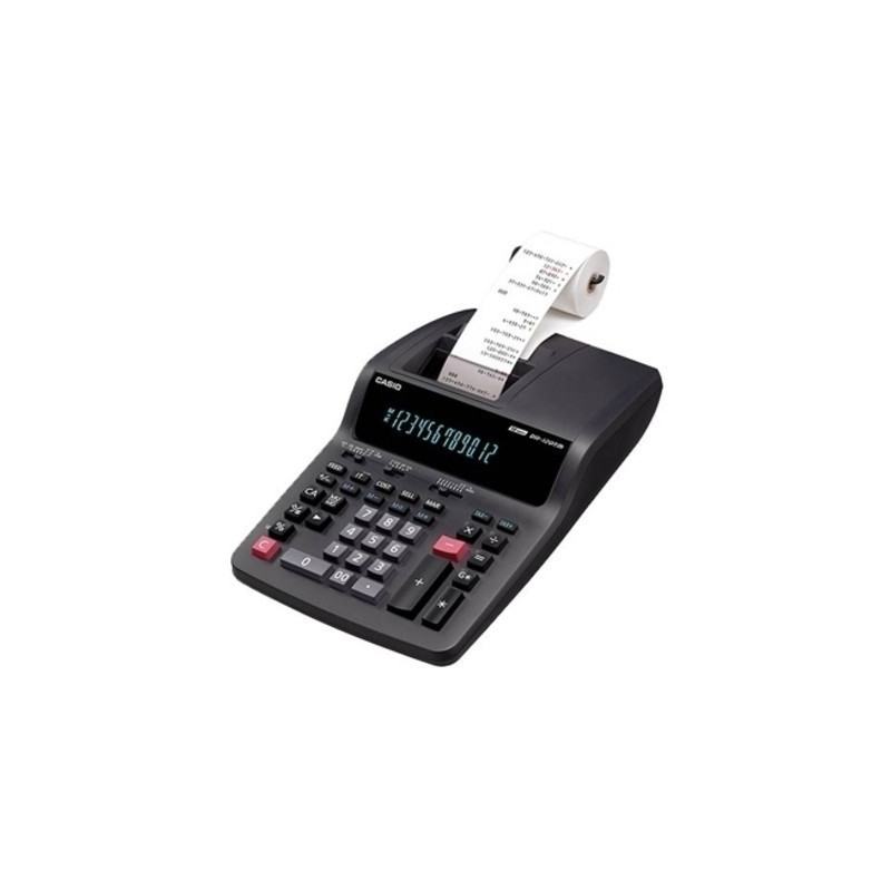 La calculatrice CASIO A/R DR-120TMBK, une calculatrice de bureau robuste avec écran LCD 12 chiffres, idéale pour des calculs intensifs. Disponible chez It Delta Com.