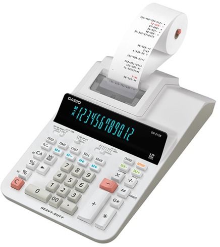 Découvrez la calculatrice CASIO A/R DR-210R-WE, une calculatrice de bureau fiable avec écran LCD 12 chiffres et imprimante intégrée. Disponible chez It Delta Com.