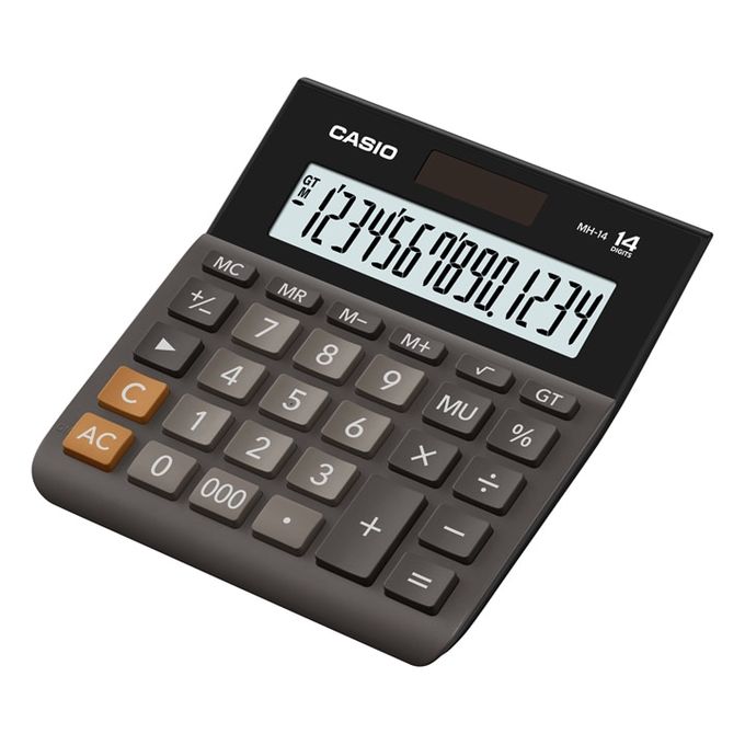 La calculatrice CASIO DH-14-BK-DH offre des fonctionnalités avancées dans un design élégant et ergonomique. Disponible chez It Delta Com.