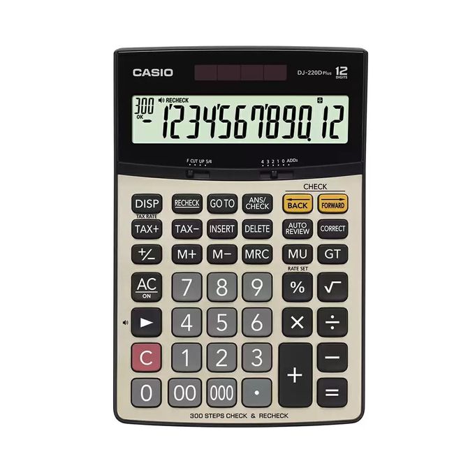 La Casio Calculatrice DJ-220D Plus combine des fonctionnalités avancées avec un design ergonomique, idéale pour les professionnels et les étudiants. Disponible chez It Delta Com.