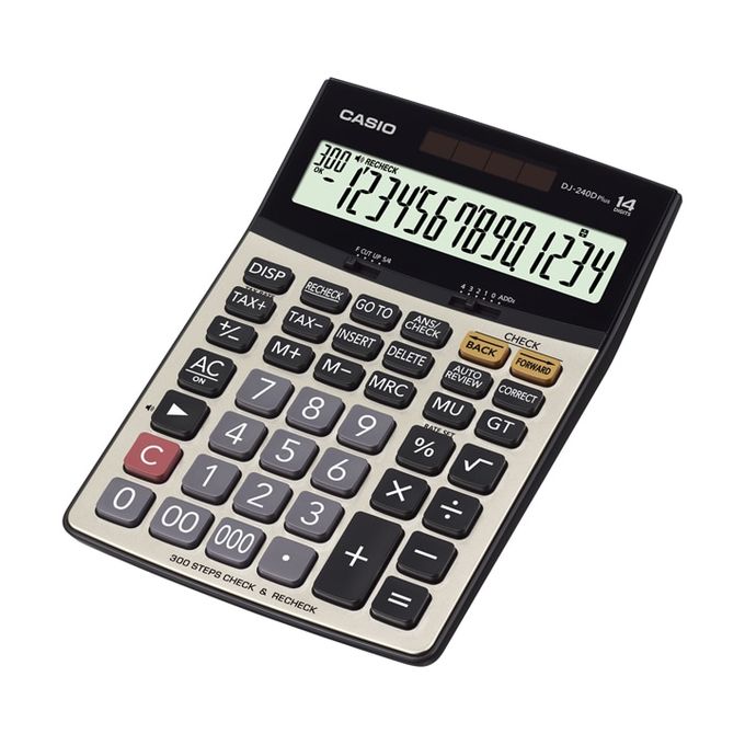 La calculatrice CASIO DJ-240D PLUS-W combine des fonctionnalités avancées avec un design ergonomique, idéale pour les professionnels et les étudiants. Disponible chez It Delta Com.