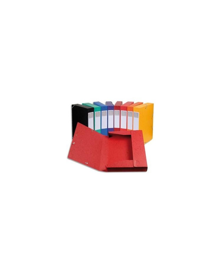 Boîte de classement Exacompta 16000H avec dos de 60mm. Solution durable en carton pour l'archivage de documents A4. Organisation optimale pour les professionnels.