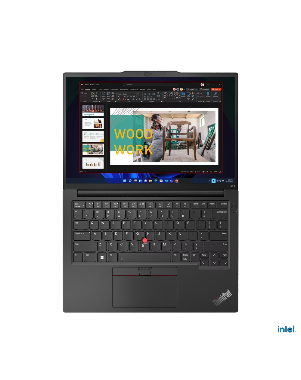 Le Lenovo ThinkPad E14 Gen 5 i5 13e génération, avec 8 Go de RAM et 512 Go SSD, offre une performance rapide et une fiabilité accrue pour les professionnels, idéal pour le multitâche.