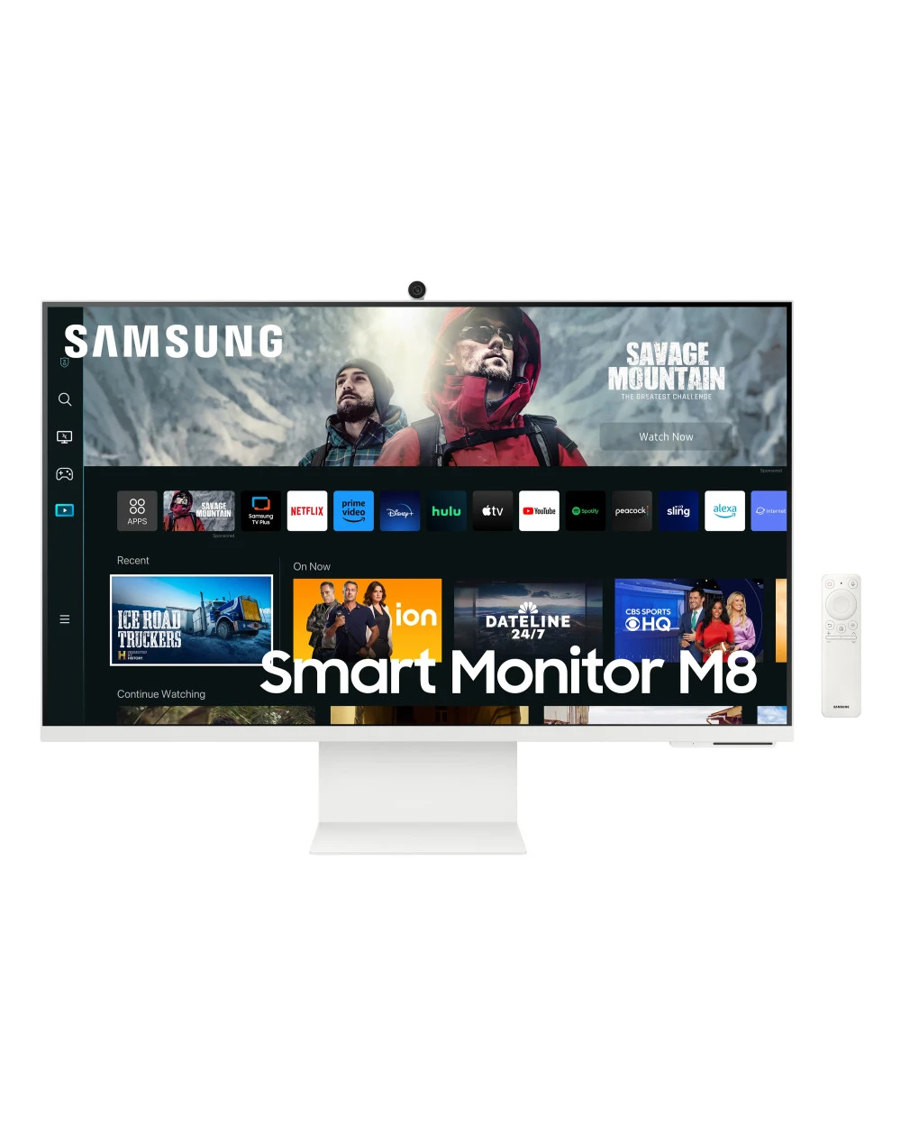 Le moniteur Samsung 32" M8 M80C 4K Ultra HD offre une qualité d'image exceptionnelle, un design moderne et une connectivité Smart, parfait pour un usage polyvalent.