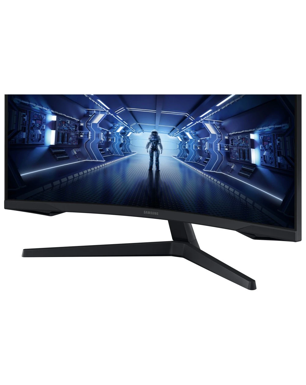 Le Samsung 32" Gaming incurvé G5 WQHD (LC32G55TQBUXEN) offre une expérience immersive grâce à sa courbure 1000R, une résolution WQHD et un taux de rafraîchissement rapide.