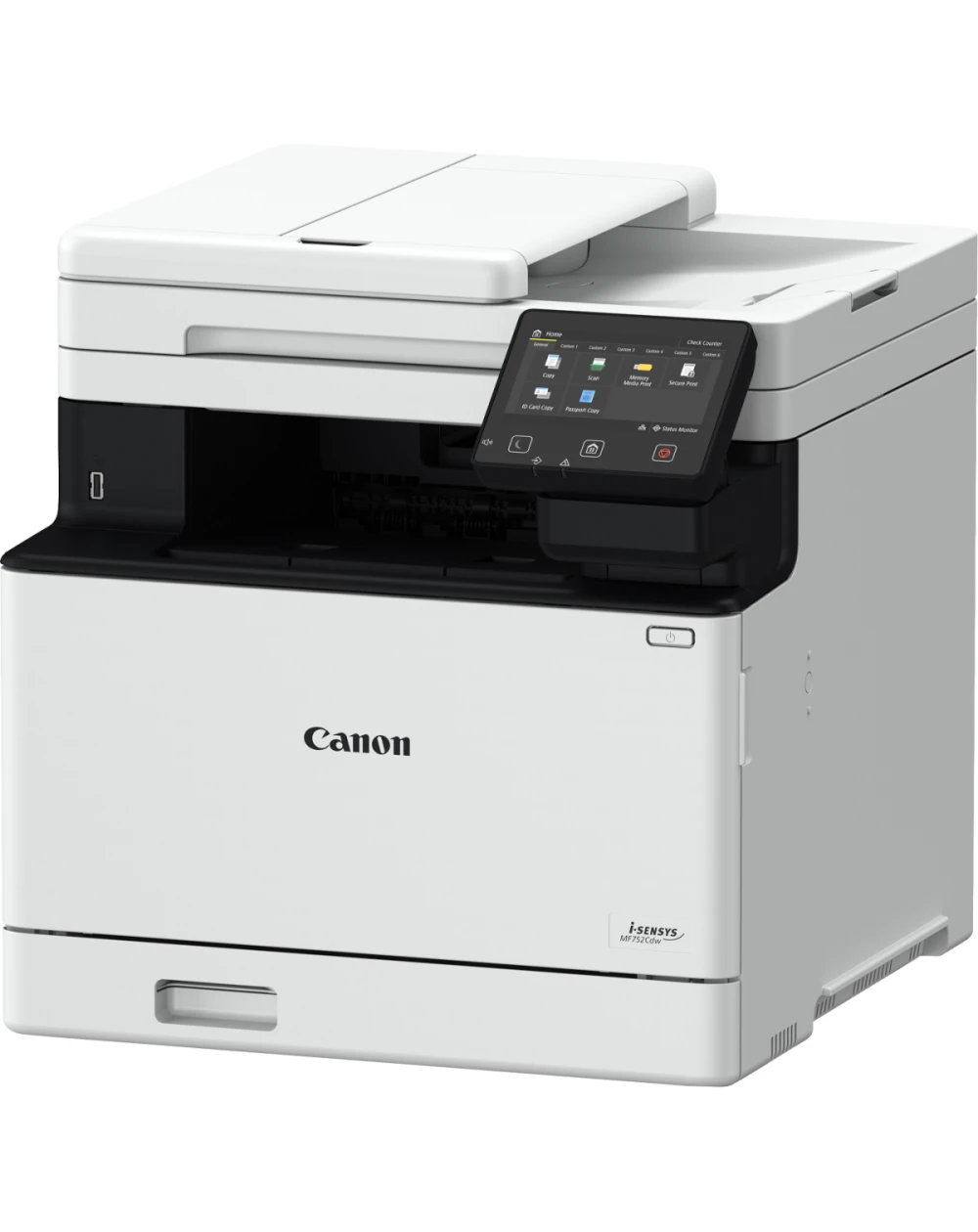 L'imprimante Canon i-SENSYS MF752Cdw multifonction laser couleur offre impression, numérisation, copie, connectivité sans fil et impression recto-verso rapide.