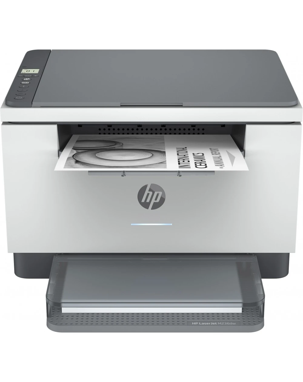 L'Imprimante HP LaserJet M236dw est une imprimante multifonction monochrome rapide et performante, avec connectivité sans fil et fonctions d'impression, copie, numérisation et fax.