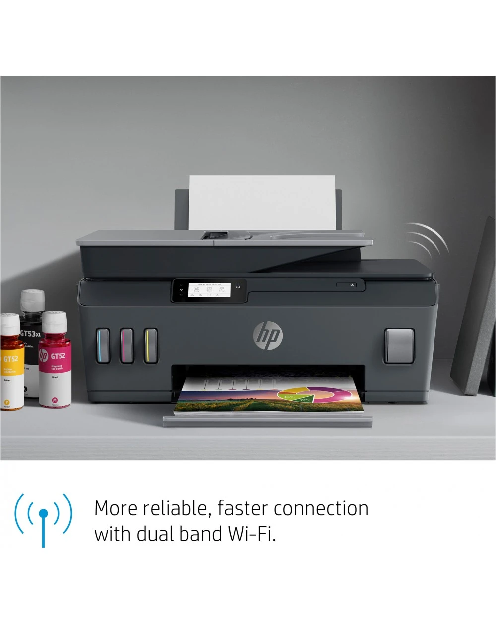 L'Imprimante HP Smart Tank 615 est une imprimante multifonction à réservoirs rechargeables, offrant une qualité d'impression professionnelle, idéale pour les bureaux et les foyers.