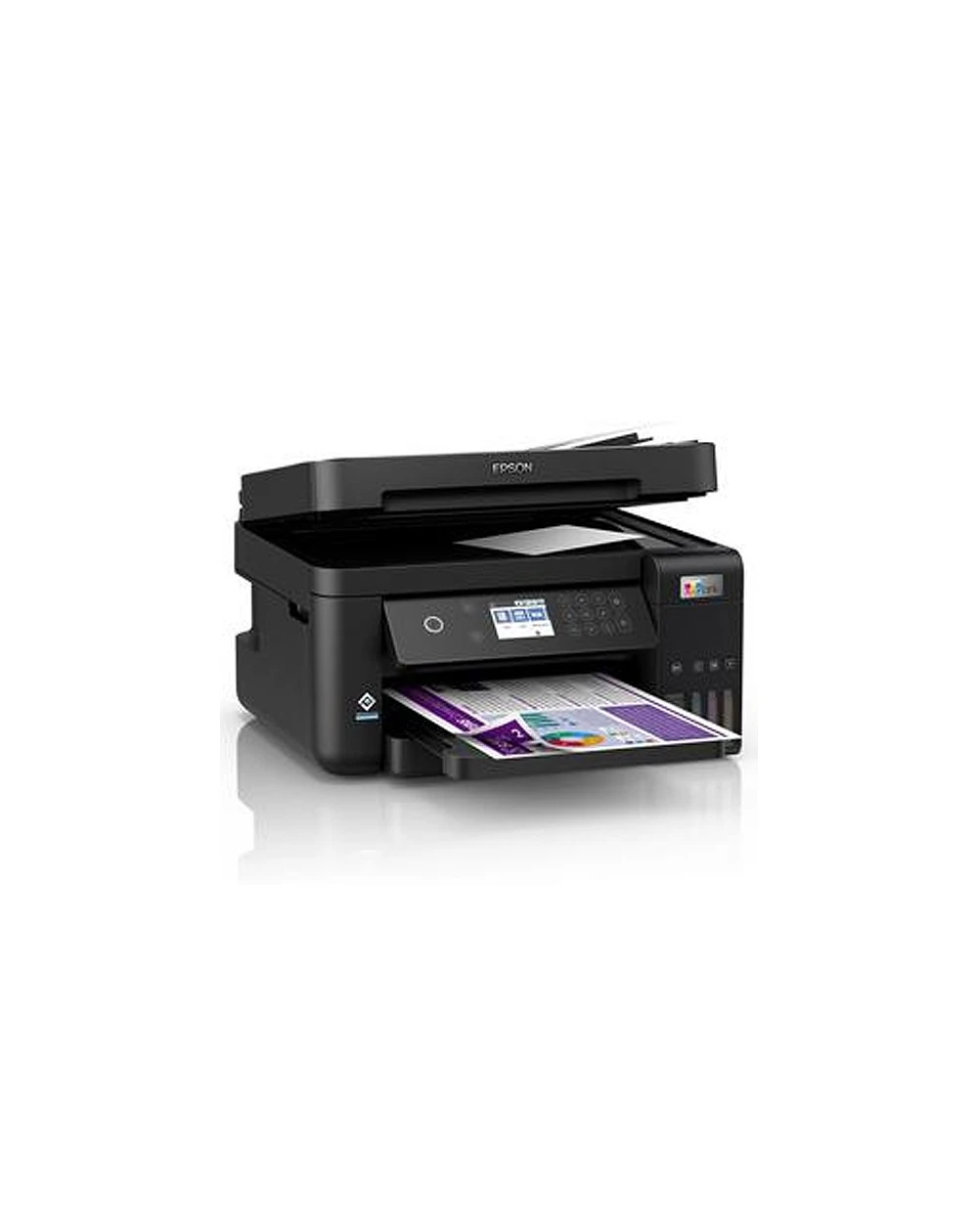 L'Imprimante Epson EcoTank L6270 est une imprimante multifonction A4 avec réservoirs rechargeables, idéale pour des impressions économiques et de haute qualité au bureau.