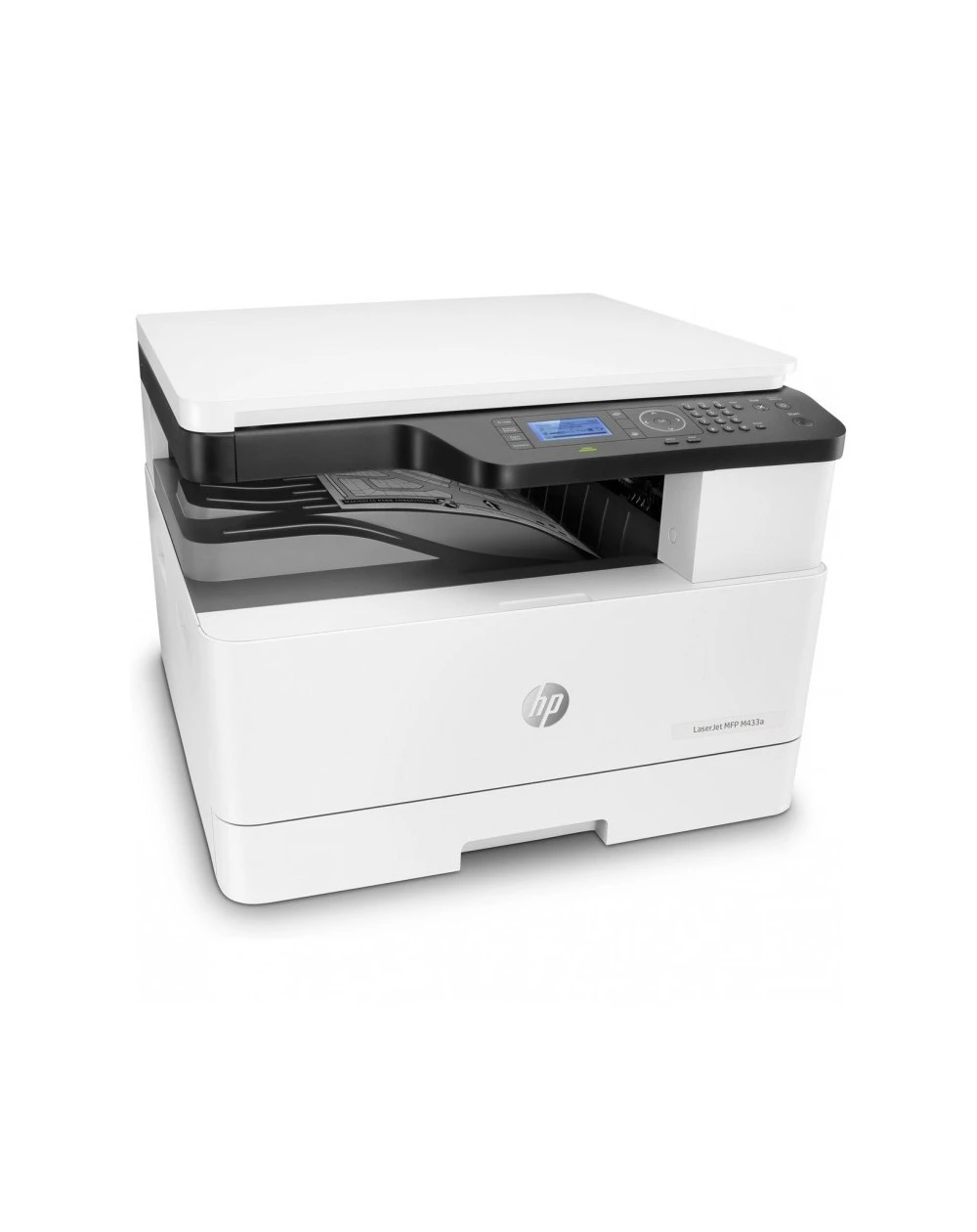 HP LaserJet Pro M433a : imprimante multifonction A3, impression, copie et numérisation rapide, idéale pour les environnements de travail avec des besoins d'impression élevés.