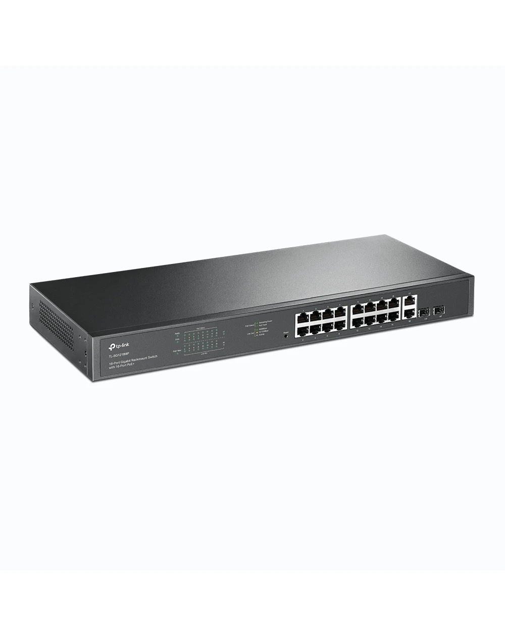 Le Switch TP-Link TL-SG1218MPE est un switch 18 ports Rackable avec 16 ports PoE+, conçu pour répondre aux besoins de connectivité réseau et d'alimentation PoE dans des environnements professionnels. Il est idéal pour gérer des réseaux d'entreprise avec des appareils comme des caméras IP, des points d'accès Wi-Fi ou des téléphones VoIP.