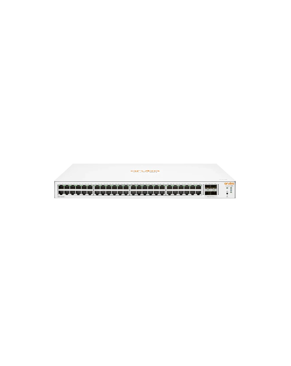 Le Switch Aruba Instant On 1830 48G 24p Class4 PoE 4SFP 370W (JL815A) est un switch gigabit hautes performances conçu pour répondre aux besoins des petites et moyennes entreprises. Doté de 48 ports Gigabit avec PoE+, il offre une gestion simple et des fonctionnalités avancées, tout en garantissant une fiabilité et une flexibilité exceptionnelles pour les réseaux modernes.