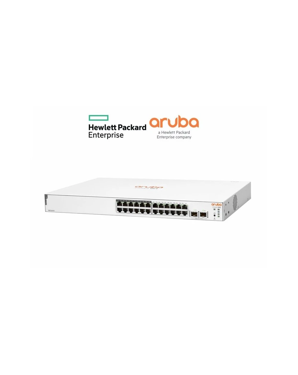 Le Switch Aruba Instant On 1830 24G 12p Class4 PoE 2SFP 195W (JL813A) est un switch gigabit compact mais puissant, idéal pour les petites entreprises. Il offre 24 ports gigabit avec 12 ports PoE+ pour une alimentation facile de vos équipements, tout en étant géré à distance via le cloud Aruba Instant On.