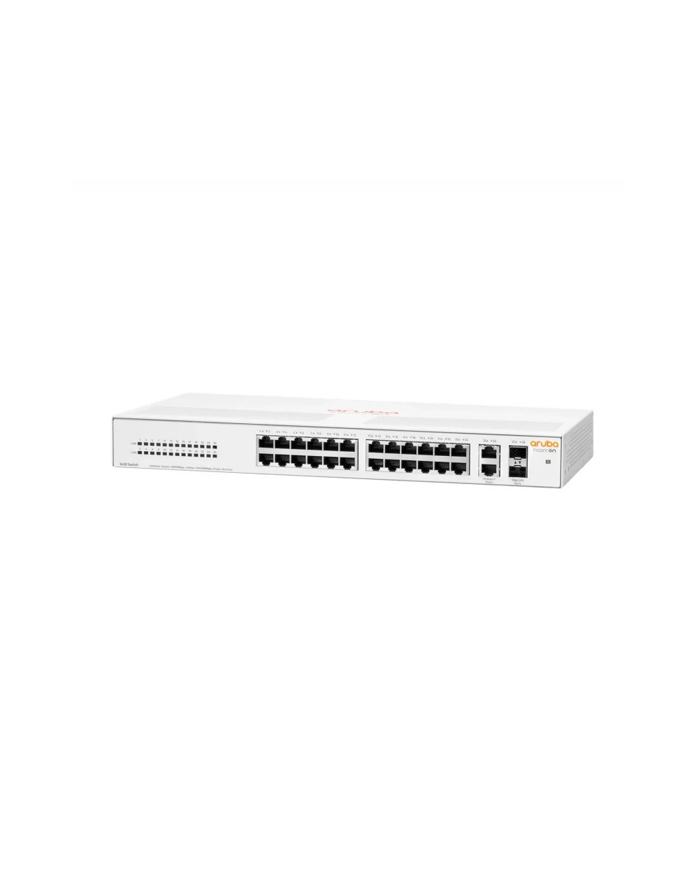 Le Switch Aruba Instant On 1430 Unmanaged 26G (R8R50A) est un switch non géré performant et simple à installer, conçu pour des réseaux de petites entreprises. Il offre 26 ports Gigabit Ethernet, assurant une connectivité stable et rapide pour une gestion optimale de vos équipements réseau.