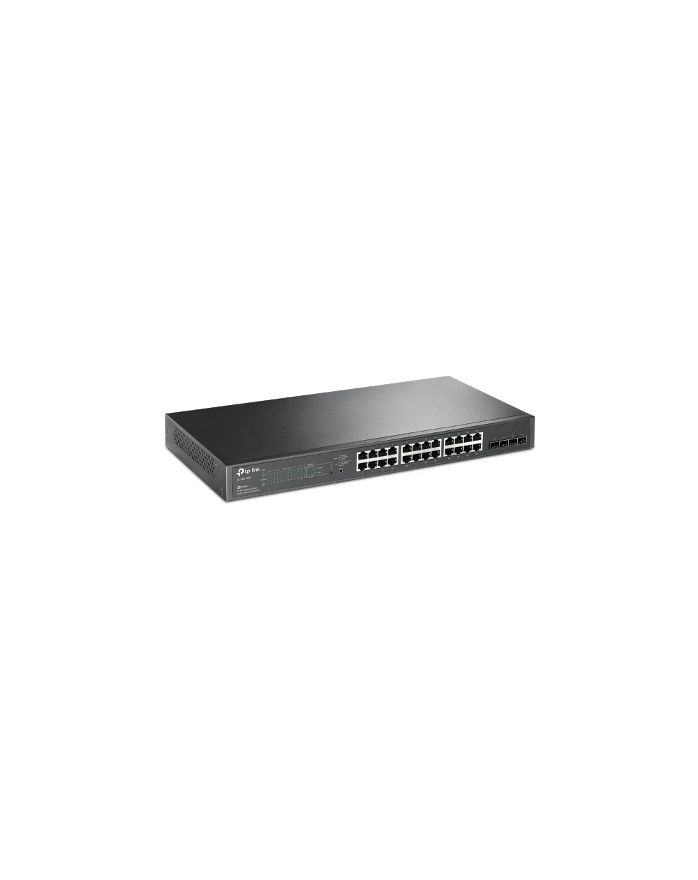 Le Switch TP-Link Smart Jetstream 28 Ports Gigabit avec 24 Ports PoE+ est une solution de commutation performante, offrant une gestion avancée des réseaux professionnels. Idéal pour alimenter et connecter vos appareils via PoE+ tout en bénéficiant d'une connexion réseau stable et rapide grâce à ses 28 ports Gigabit.