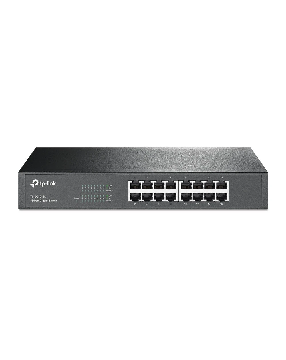 Le Switch TP-Link Gigabit 16-Ports Rackable est une solution réseau puissante et flexible conçue pour les environnements professionnels nécessitant une connexion rapide et fiable pour plusieurs appareils. Idéal pour un montage en rack, il offre 16 ports Gigabit Ethernet pour une performance maximale.