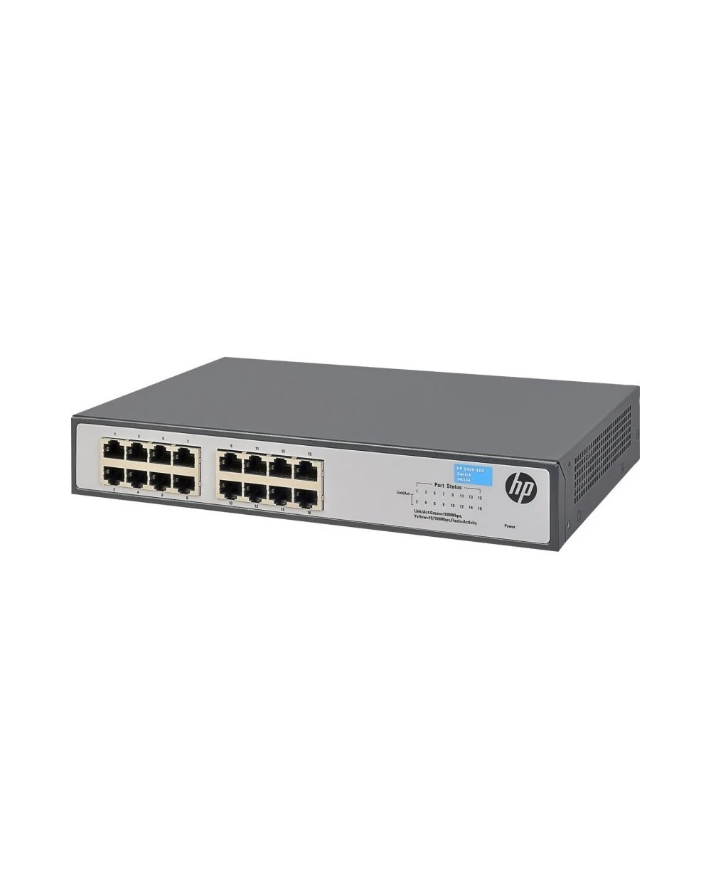 Le Switch HPE OfficeConnect Gigabit 1420 16G Unmanaged (JH016A) est une solution réseau simple, idéale pour les petites entreprises et les bureaux nécessitant une connectivité Gigabit fiable. Avec ses 16 ports Ethernet, ce switch non-géré offre une installation plug-and-play sans configuration nécessaire.