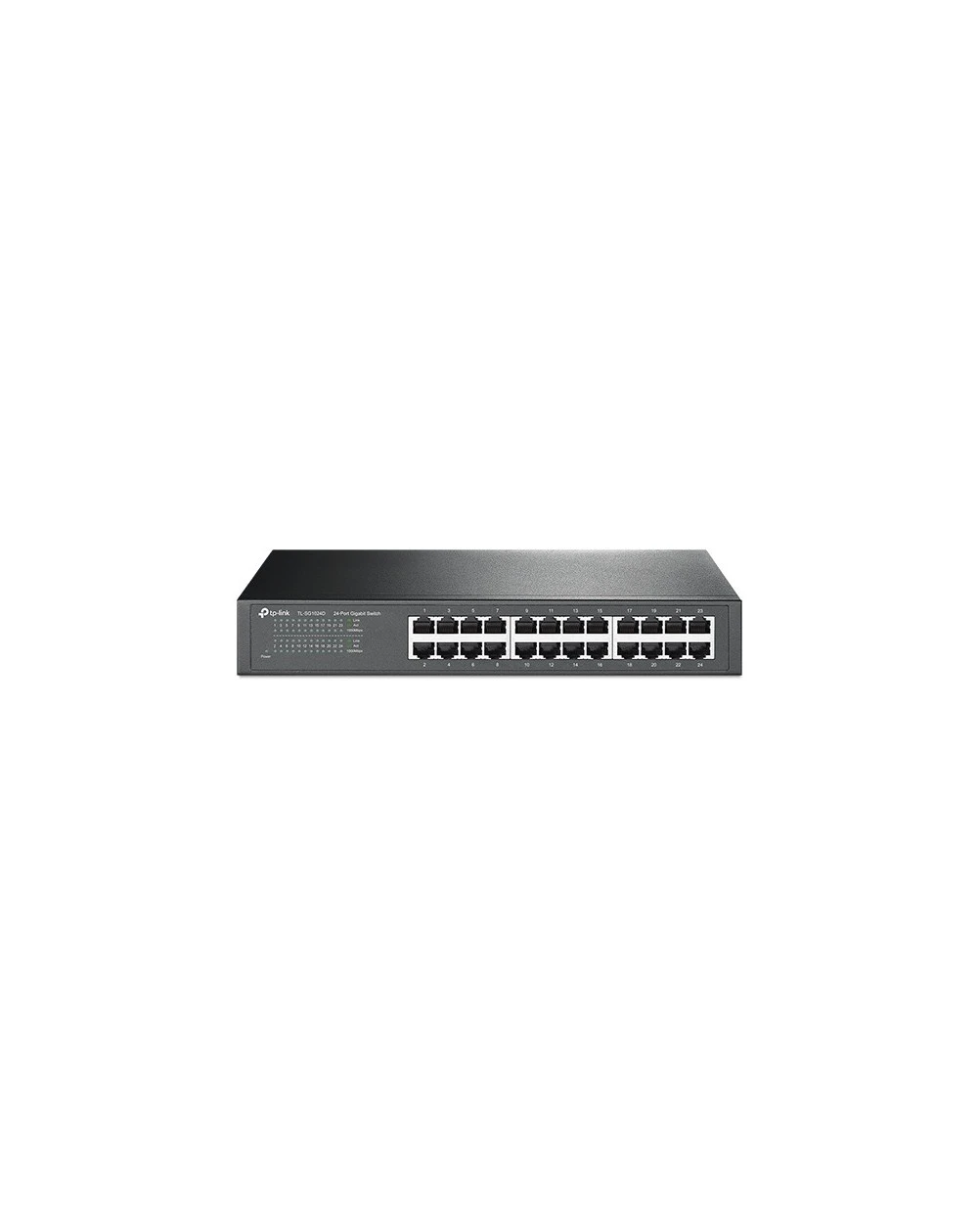 Le Switch TP-Link Gigabit 24-Ports est une solution réseau puissante et fiable conçue pour les entreprises de taille moyenne ou les environnements nécessitant une connectivité rapide et stable. Avec ses 24 ports Gigabit, il permet une gestion simplifiée du réseau sans configuration complexe.