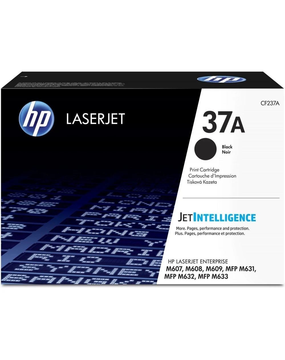 La cartouche de toner noir HP 37A LaserJet (CF237A) est conçue pour offrir des impressions nettes et de haute qualité avec un rendement de 3 400 pages, idéale pour les environnements de bureau à volume élevé.