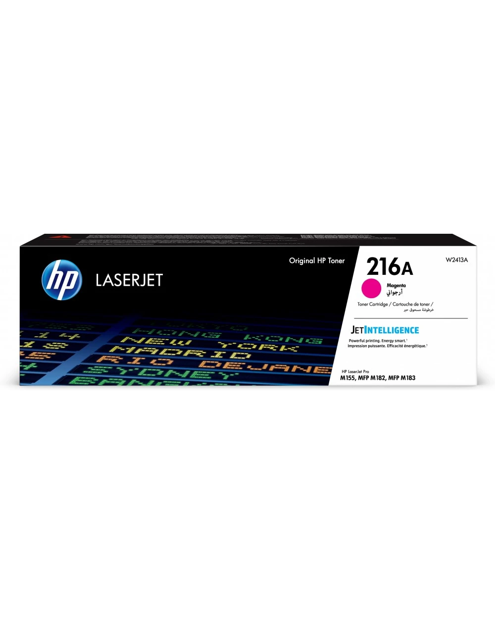 La cartouche de toner laser authentique HP 216A Magenta (W2161A) garantit des impressions colorées d'une qualité exceptionnelle, avec un rendement de 1 350 pages. Elle est idéale pour des bureaux à volume d'impression modéré, offrant une couleur riche et une excellente précision.