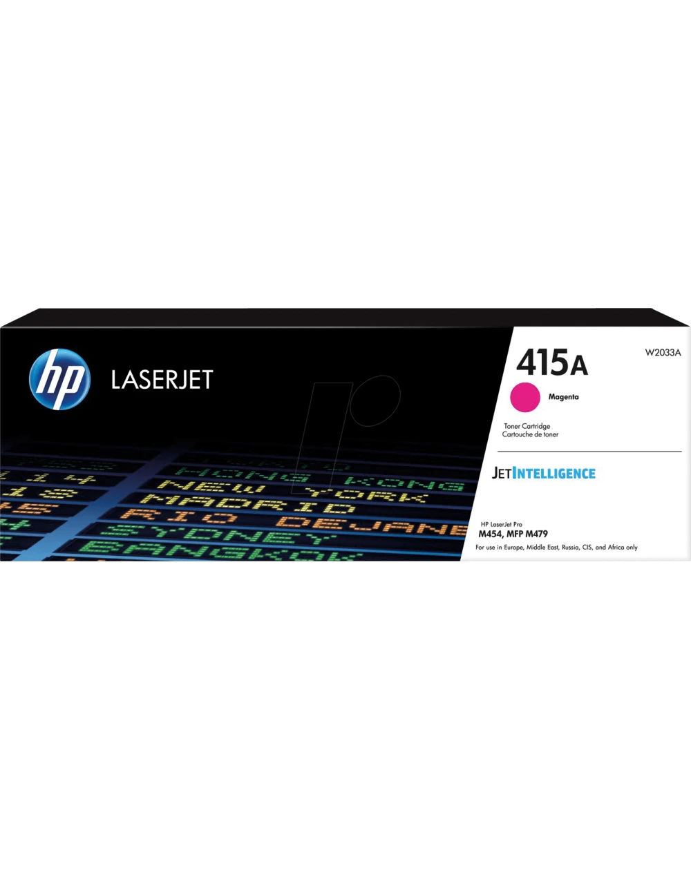 Le toner magenta HP 415A LaserJet authentique offre des impressions couleur nettes et précises, idéales pour des documents professionnels de haute qualité.