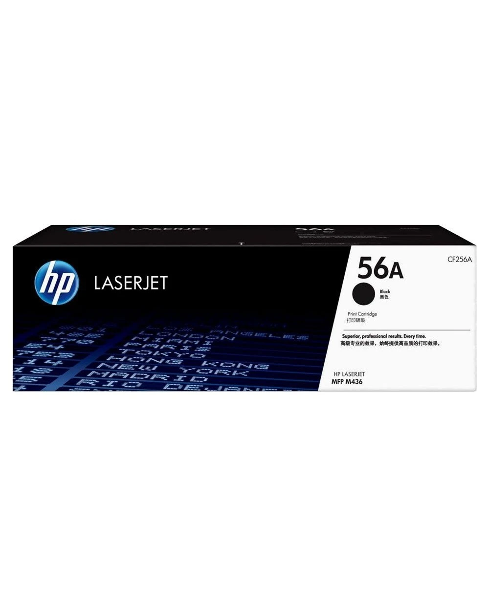 Le toner noir HP 56A LaserJet authentique offre une qualité d'impression professionnelle avec des textes nets et précis. Conçu pour les imprimantes HP LaserJet compatibles, il assure une performance fiable et un rendement élevé, idéal pour un usage bureautique quotidien.