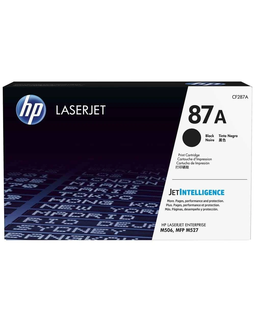 Le toner noir HP 87A LaserJet authentique garantit des impressions professionnelles avec des textes nets et clairs. Conçu pour les imprimantes HP LaserJet, il offre un rendement élevé et une performance fiable, parfait pour un usage de bureau intensif avec des impressions rapides et de qualité.