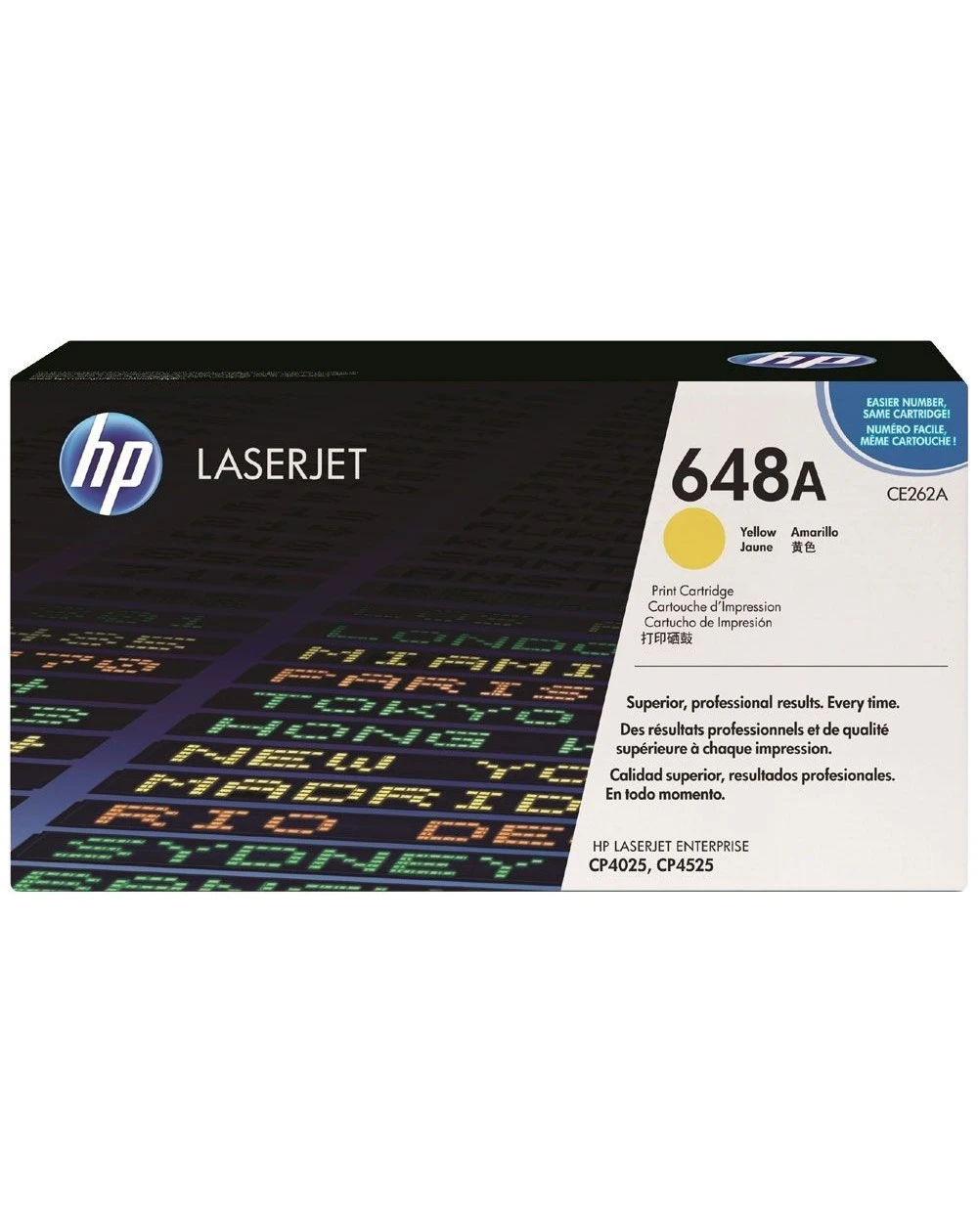 Le toner jaune HP 648A LaserJet authentique garantit des impressions couleur vibrantes et précises. Parfait pour les bureaux ayant des besoins d'impression couleur élevés, ce toner offre une performance fiable et un rendement supérieur pour des résultats professionnels constants.