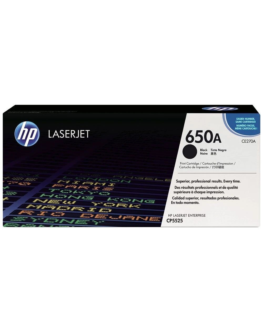 Le toner noir HP 650A LaserJet authentique garantit des impressions nettes, claires et de haute qualité pour vos documents professionnels. Idéal pour des environnements de travail à volume élevé, il assure un rendement élevé et une performance fiable à chaque impression.