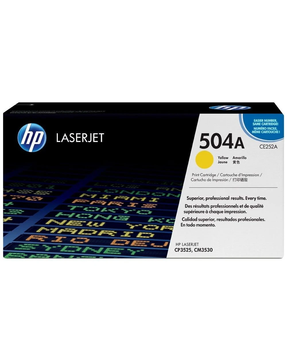 Le toner jaune HP 504A LaserJet authentique garantit des impressions couleur de haute qualité avec des teintes vives et nettes. Parfait pour les environnements de travail exigeants, il assure un rendement élevé et des impressions professionnelles constantes.