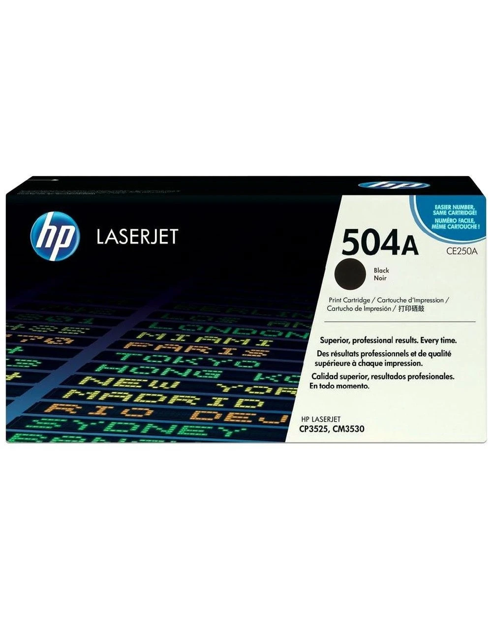 Le toner noir HP 504A LaserJet authentique offre des impressions de haute qualité avec des noirs profonds et des détails précis. Idéal pour les bureaux à volume élevé, il garantit une performance fiable, une qualité constante et un rendement optimisé.