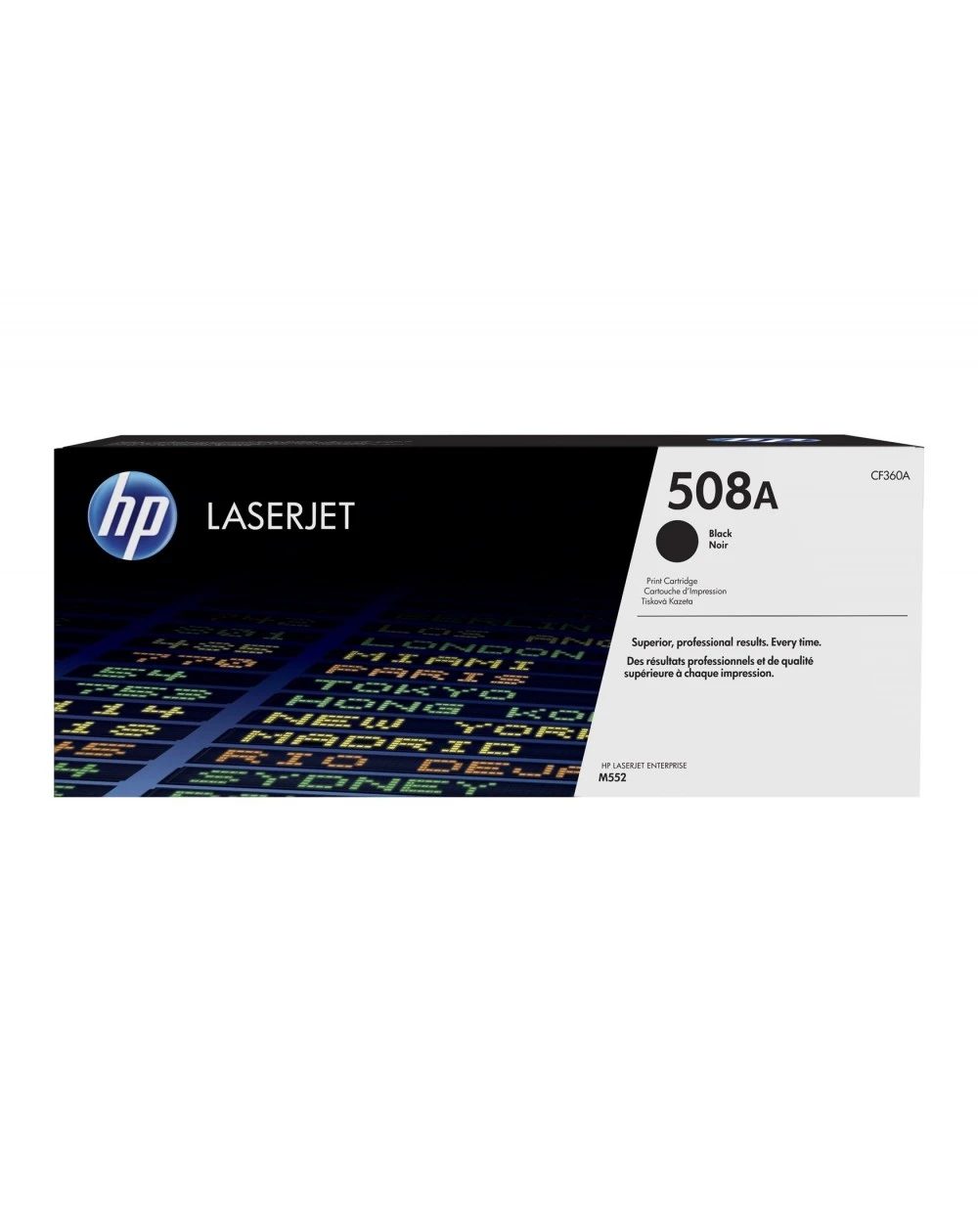 Le toner noir HP 508A LaserJet authentique offre des impressions nettes et précises avec une qualité professionnelle. Parfait pour des bureaux à fort volume d'impression, il garantit un rendement élevé et des résultats fiables.