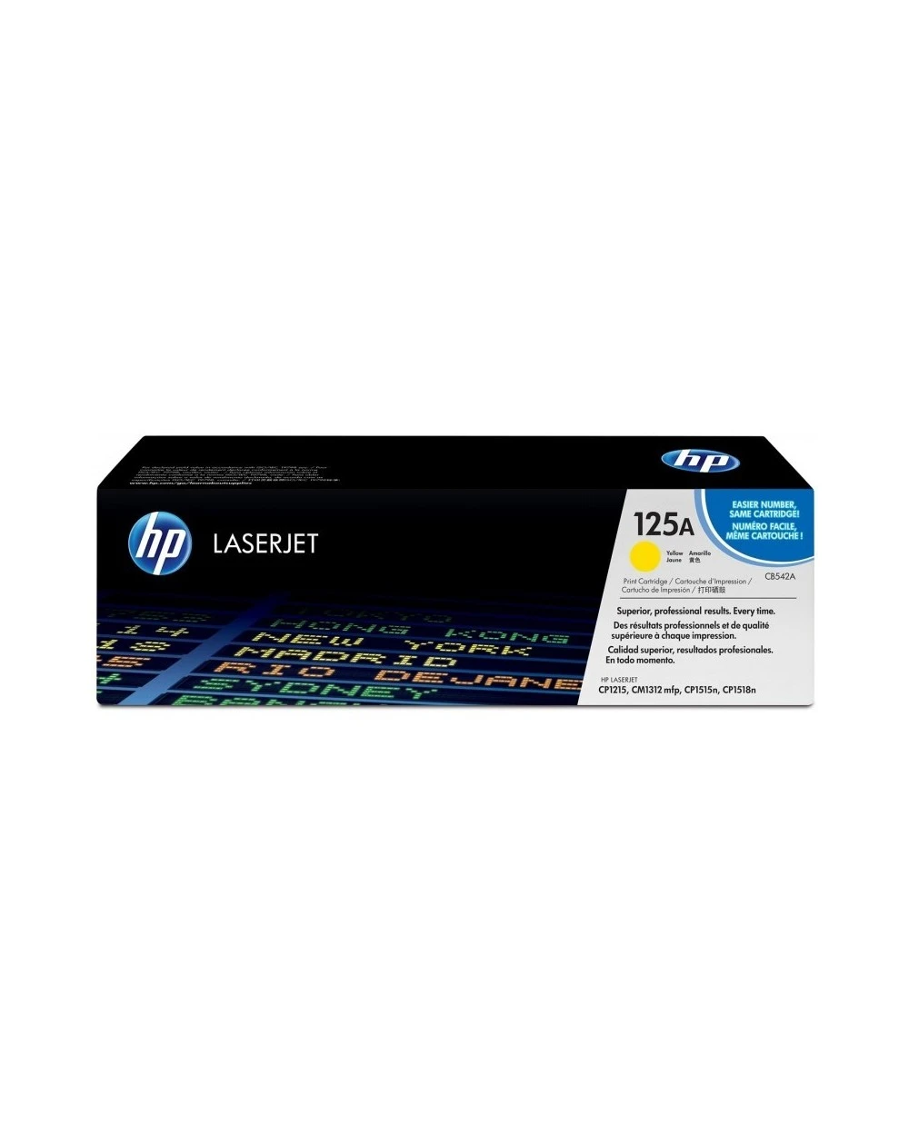 Le toner jaune HP 125A LaserJet authentique produit des impressions couleur vives et précises. Parfait pour les petites entreprises, il offre un rendement efficace et une qualité d'impression constante.