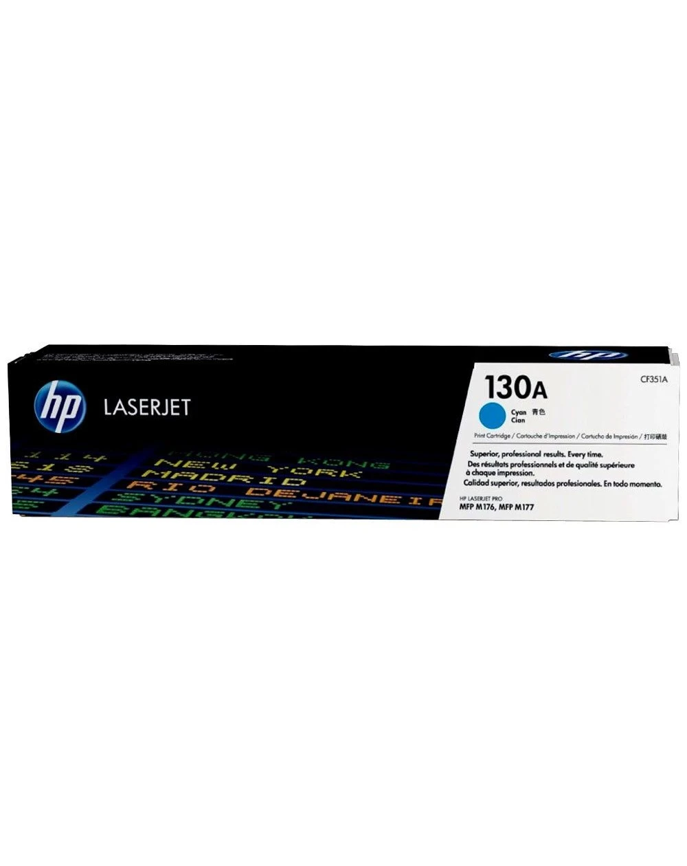 La cartouche de toner cyan HP LaserJet 130A offre des impressions nettes et éclatantes avec une couleur cyan vive, idéale pour les documents professionnels et les graphiques en couleur.