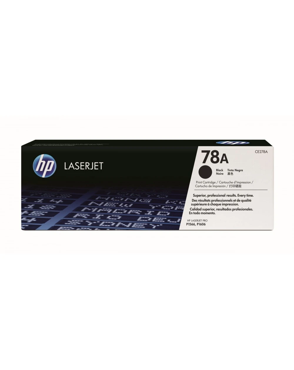 Le toner original HP 78A LaserJet noir (CE278A) est conçu pour offrir des impressions de haute qualité avec des textes nets et des graphismes clairs. Idéal pour les environnements de bureau, il garantit des performances fiables et une productivité accrue tout en maintenant un faible coût par page.