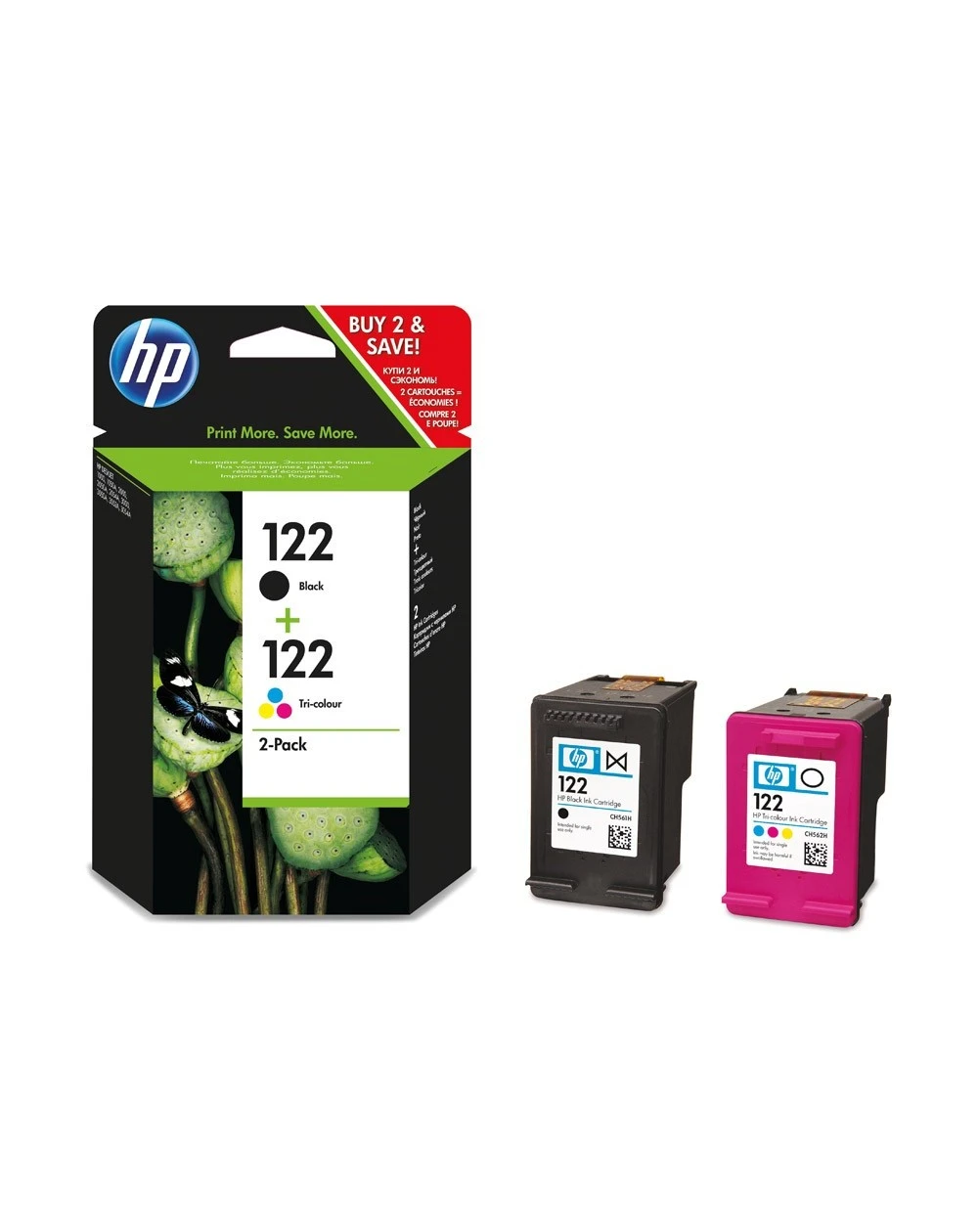 Le pack HP 122 de 2 cartouches (Noire et Trois couleurs) authentiques garantit des impressions de qualité avec des textes nets et des couleurs éclatantes. Idéal pour un usage régulier, il assure un rendement optimal à un coût avantageux.