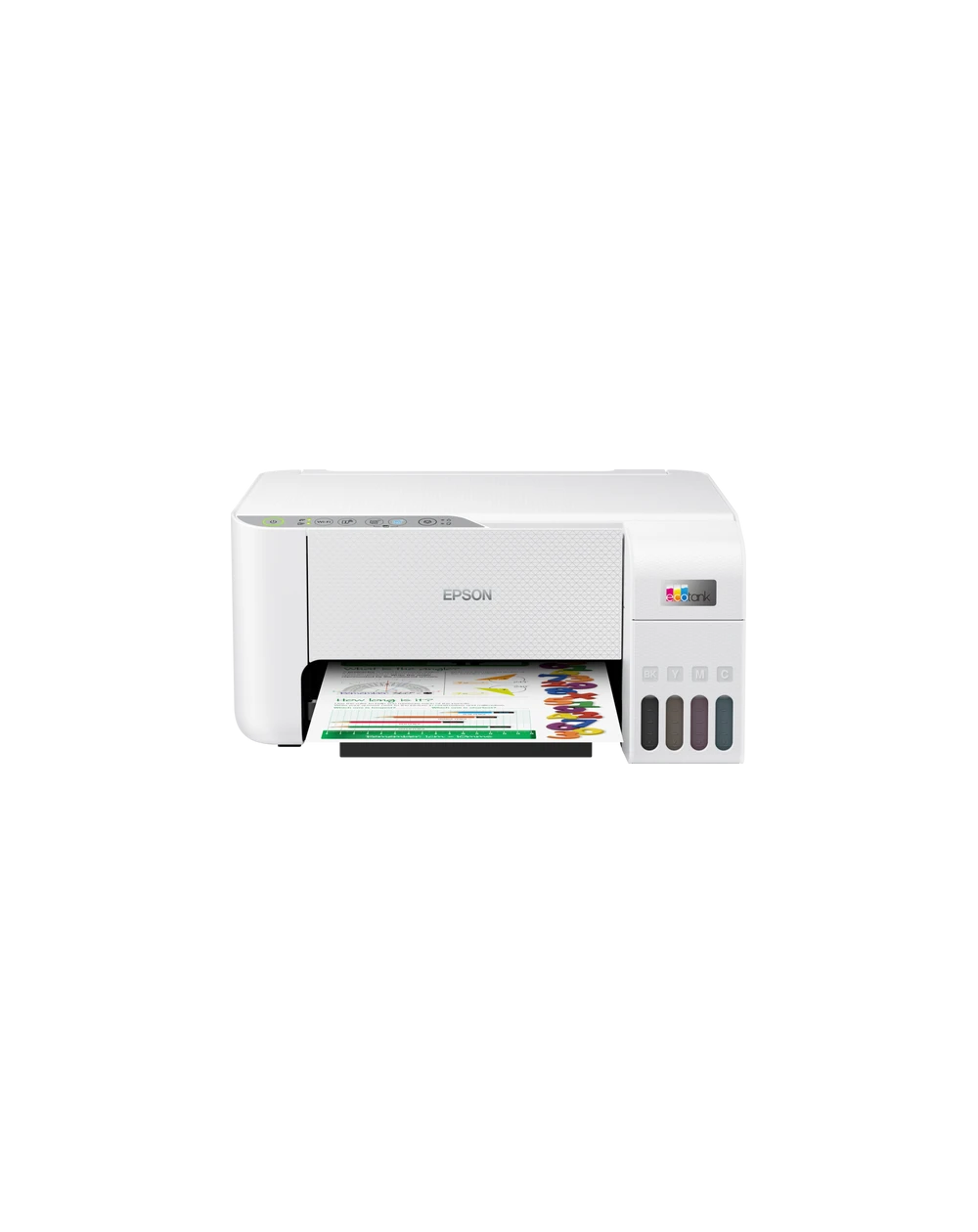 L'Imprimante Epson EcoTank ITS L3256 A4 à réservoirs rechargeables (C11CJ67411) est une imprimante multifonction économique et performante, idéale pour les particuliers et les petites entreprises. Elle utilise des réservoirs d'encre rechargeables, permettant de réduire considérablement les coûts d'impression tout en offrant une qualité d'impression exceptionnelle.