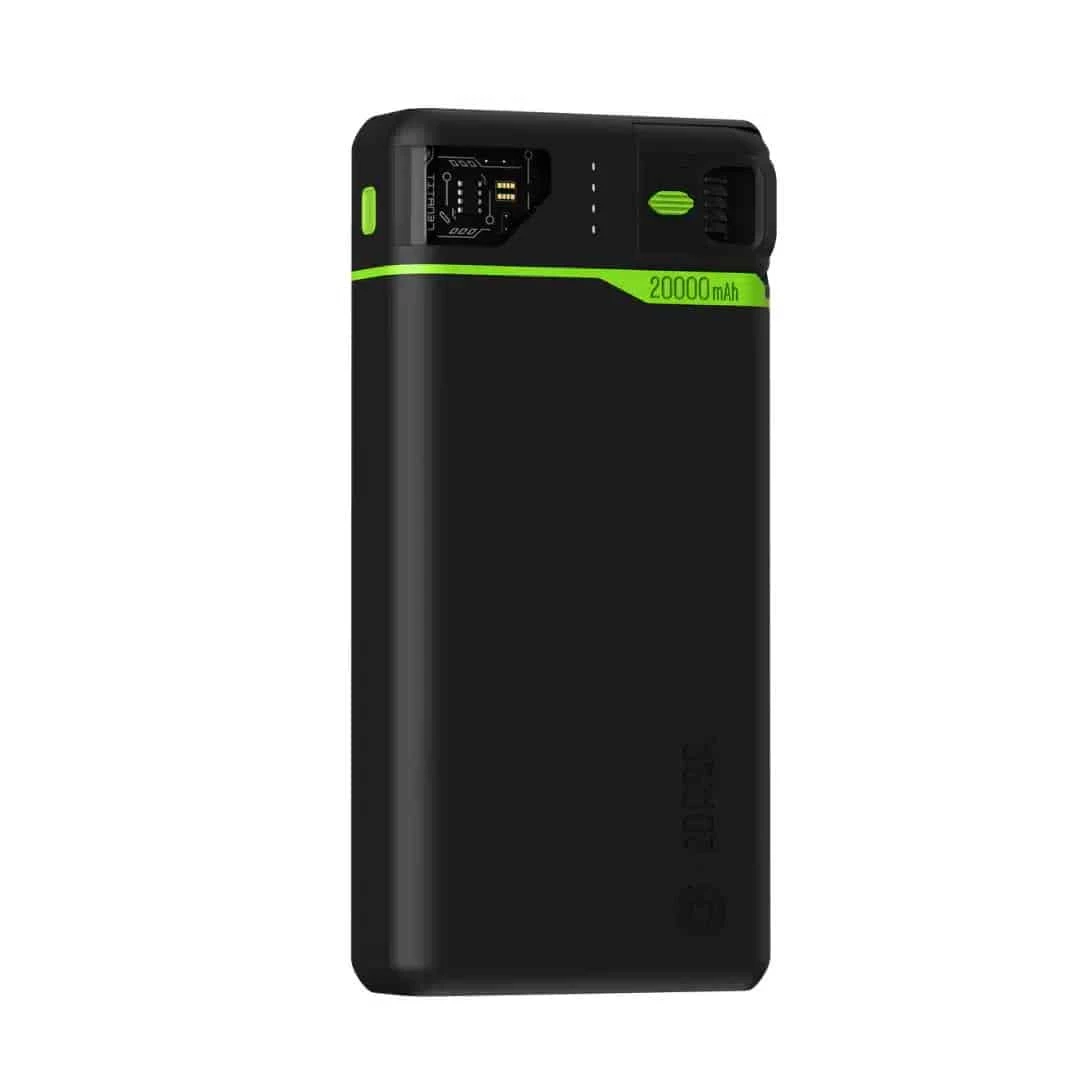Batterie externe Goui Sigo 20 000 mAh – Chargez jusqu’à 3 appareils simultanément grâce à ses ports USB-C et USB-A. Compacte, puissante et sécurisée, idéale pour vos déplacements.