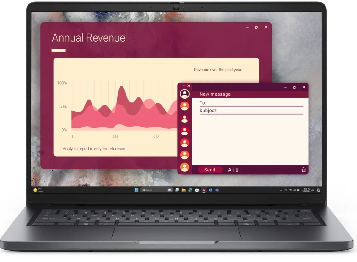 Le Dell Pro 14 PC14250 (DL-PC14250) allie performance et mobilité pour les professionnels au Maroc. Équipé d’un Intel® Core™ 5-120U, 8 Go DDR5 et SSD 512 Go, il fonctionne sous Windows 11 Pro pour un environnement sécurisé et productif.