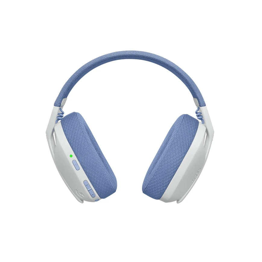 Le Logitech G435 – Blanc est un casque gaming sans fil avec technologie Lightspeed et Bluetooth, transducteurs 40 mm, deux microphones Beamforming, oreillettes à mémoire de forme et autonomie jusqu’à 18 heures, léger et certifié CarbonNeutral.