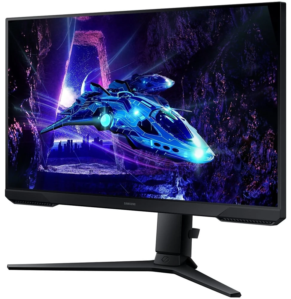 Samsung Odyssey G3 G30D – Moniteur gaming 27″ Full HD, dalle VA, 180 Hz, 1 ms. Fluidité et confort pour un jeu compétitif.