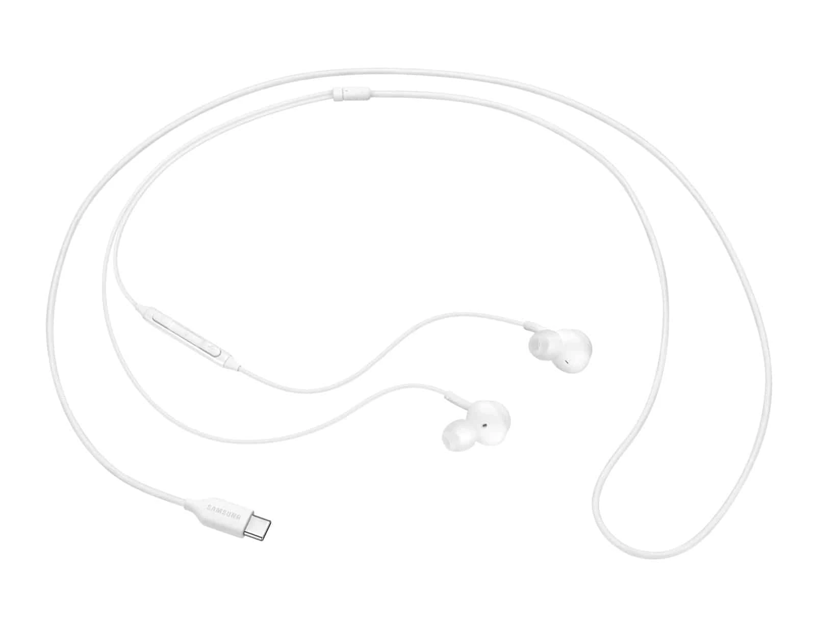 Les écouteurs Samsung AKG EO-IC100B USB Type-C offrent un son clair et immersif grâce aux haut-parleurs bidirectionnels AKG et au DAC intégré, pour une expérience audio professionnelle sur tous vos appareils mobiles sans prise jack.