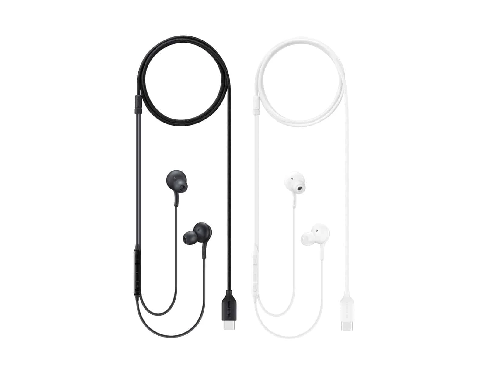 Les écouteurs Samsung AKG EO-IC100B USB Type-C offrent un son clair et immersif grâce aux haut-parleurs bidirectionnels AKG et au DAC intégré, pour une expérience audio professionnelle sur tous vos appareils mobiles sans prise jack.