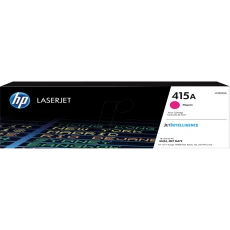 Le toner magenta HP 415A LaserJet authentique offre des impressions couleur nettes et précises, idéales pour des documents professionnels de haute qualité.