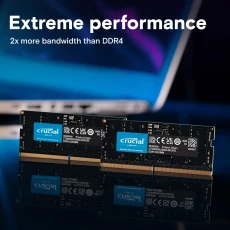 Boostez les performances de votre PC portable avec la RAM Crucial 16 Go DDR5 5600 MHz SO-DIMM, idéale pour le multitâche intensif, les applications professionnelles et les jeux. Compatible avec les plateformes DDR5 nouvelle génération.