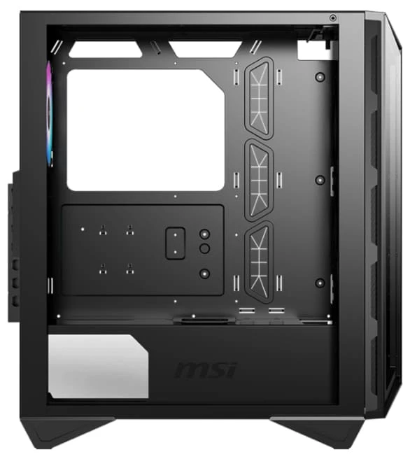 Le MSI MPG GUNGNIR 110R est un boîtier gaming conçu pour les joueurs et créateurs au Maroc, compatible ATX, M-ATX et Mini ITX, avec support pour radiateurs jusqu’à 360 mm et ventilateurs ARGB inclus pour un refroidissement optimal et un look premium.