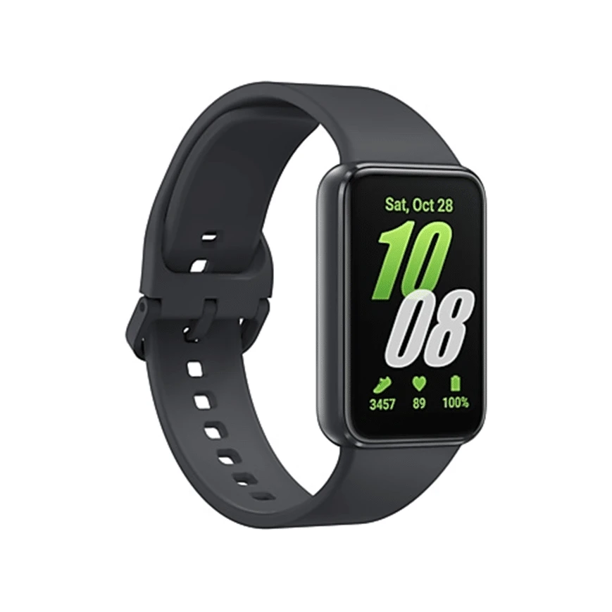 Samsung Galaxy Fit3 Gris – Suivi complet de votre activité et notifications instantanées. Idéale pour rester actif et connecté au Maroc.